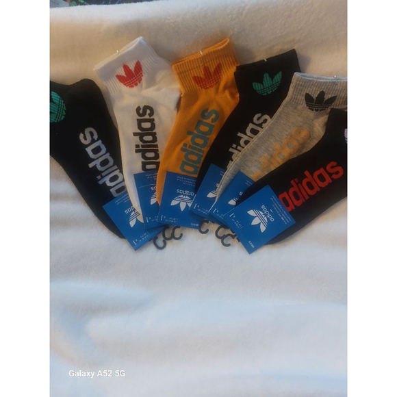 Adidas Athletic Unisex Socks(all 6 Pair) - Picture 1 of 4